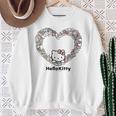 ハローキティ Usデザイン ハート 長袖tシャツ スウェットシャツ 年配の女性への贈り物