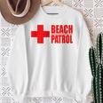 ビーチパトロール ライフガード サーフ レスキュー 長袖tシャツ スウェットシャツ 年配の女性への贈り物