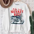 モンキーバイクバイク スウェットシャツ 年配の女性への贈り物