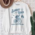 レトロ サイクリング サイクリスト 自転車 バイク サンデー ライド クラブ レース スウェットシャツ 年配の女性への贈り物
