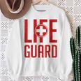 救命救急救命士のライフセーバー Lifeguard スウェットシャツ 年配の女性への贈り物