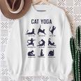 猫のヨガのポーズ スウェットシャツ 年配の女性への贈り物