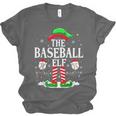 The Baseball Elf Christmas Sport Lovers Xmas Elf Unisex Jersey T-Shirt