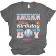Baseball Ice Cream Drip Bonus Mom Of The Birthday Boy Unisex Jersey T-Shirt