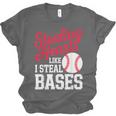 Kids Stealing Hearts Cute Baseball Boys Unisex Jersey T-Shirt
