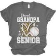 Proud Grandpa Of A 2026 Senior Baseball Graduation Leopard Unisex Jersey T-Shirt