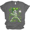 St Patricks Day Baseball Skeleton Irish Leprechaun Hat Boys Unisex Jersey T-Shirt St Patricks Day Baseball Skeleton Irish Leprechaun Hat Boys Unisex Jersey T-Shirt