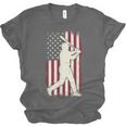 Vintage American Flag Baseball Batter Patriotic Home Run Unisex Jersey T-Shirt Vintage American Flag Baseball Batter Patriotic Home Run Unisex Jersey T-Shirt