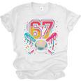 Baseball Drip 6 7 Number 67 Six Seven Meme Boys Kids Unisex Jersey T-Shirt Baseball Drip 6 7 Number 67 Six Seven Meme Boys Kids Unisex Jersey T-Shirt
