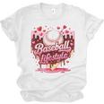 Boys Valentine Baseball Lifestyle Home Plate Ice-Cream Drip Unisex Jersey T-Shirt Boys Valentine Baseball Lifestyle Home Plate Ice-Cream Drip Unisex Jersey T-Shirt