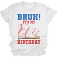 Bruh It's My 2nd Birthday Boy Baseball Themed Party Unisex Jersey T-Shirt Bruh It's My 2nd Birthday Boy Baseball Themed Party Unisex Jersey T-Shirt