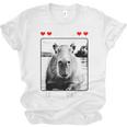 Capybara Love Valentines Day Cute Animal Hearts Raglan Baseball Tee Unisex Jersey T-Shirt Capybara Love Valentines Day Cute Animal Hearts Raglan Baseball Tee Unisex Jersey T-Shirt