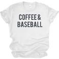 Coffee And Baseball Unisex Jersey T-Shirt Coffee And Baseball Unisex Jersey T-Shirt