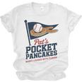 Pat's Pocket Pancakes Flag Baseball On Pancake Unisex Jersey T-Shirt