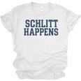 Schlitt Happens NY Bronx I Heart Baseball Apparel Unisex Jersey T-Shirt