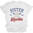 Sister Of Rookie 1st Birthday Baseball Boy Family Matching Unisex Jersey T-Shirt Sister Of Rookie 1st Birthday Baseball Boy Family Matching Unisex Jersey T-Shirt