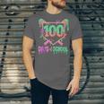 100 Days Of School Baseball Ice Cream Drip 100th Day Player Unisex Jersey T-Shirt