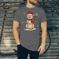 Baseball Snowman Merry Christmas Holiday Sports Xmas Pajamas Unisex Jersey T-Shirt Baseball Snowman Merry Christmas Holiday Sports Xmas Pajamas Unisex Jersey T-Shirt