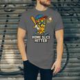 Boys Pizza Theme Baseball Home Hitter Unisex Jersey T-Shirt