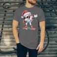 Christmas Baseball Ice Cream Dripping Santa Baseball Drip Unisex Jersey T-Shirt Christmas Baseball Ice Cream Dripping Santa Baseball Drip Unisex Jersey T-Shirt