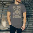 Just a Boy Who Loves Baseball Unisex Jersey T-Shirt
