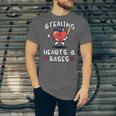 Women's Valentines Day Baseball Stealing Hearts Bases Boys Kids Men Unisex Jersey T-Shirt Women's Valentines Day Baseball Stealing Hearts Bases Boys Kids Men Unisex Jersey T-Shirt