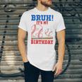 Bruh It's My 2nd Birthday Boy Baseball Themed Party Unisex Jersey T-Shirt Bruh It's My 2nd Birthday Boy Baseball Themed Party Unisex Jersey T-Shirt