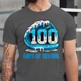100 Days Of School Baseball Drip Ice Cream Kid Boy 100th Day Unisex Jersey T-Shirt