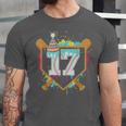 17th Birthday Baseball Drip Number 17 Year Old Birthday Boy Unisex Jersey T-Shirt