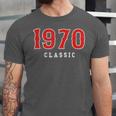 55 Year Old 1970 Classic Baseball Fan 55th Birthday Unisex Jersey T-Shirt