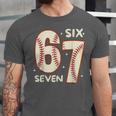 67 Baseball Six Seven 6 7 Meme Kids 67 Teen Boys 6-7 Unisex Jersey T-Shirt 67 Baseball Six Seven 6 7 Meme Kids 67 Teen Boys 6-7 Unisex Jersey T-Shirt