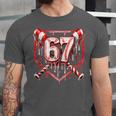 Baseball Candy Cane Drip 6 7 Six Seven Meme Christmas Boys Unisex Jersey T-Shirt Baseball Candy Cane Drip 6 7 Six Seven Meme Christmas Boys Unisex Jersey T-Shirt