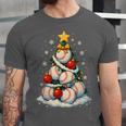 Baseball Christmas Tree Lights Santa Sport Player Lover Xmas Unisex Jersey T-Shirt Baseball Christmas Tree Lights Santa Sport Player Lover Xmas Unisex Jersey T-Shirt