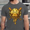 Baseball Drip Ice Cream Camo Cool Unisex Jersey T-Shirt