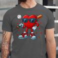 Heart Love Baseball Valentine Outfit Men Boy Unisex Jersey T-Shirt