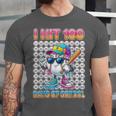 I Hit 100 Days Of School Baseball Ice Cram Drip 100th Boys Unisex Jersey T-Shirt