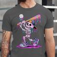 Skeleton Baseball Drip Boys Youth Kids Halloween Unisex Jersey T-Shirt Skeleton Baseball Drip Boys Youth Kids Halloween Unisex Jersey T-Shirt