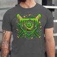 St Patricks Day Baseball Ice Cream Shamrock Baseball Player Unisex Jersey T-Shirt St Patricks Day Baseball Ice Cream Shamrock Baseball Player Unisex Jersey T-Shirt