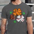 St Patricks Day Shamrock Basketball Baseball Men Boys Kids Unisex Jersey T-Shirt St Patricks Day Shamrock Basketball Baseball Men Boys Kids Unisex Jersey T-Shirt