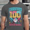 I Survived 100 Days Of School Baseball Drip Students Teacher Unisex Jersey T-Shirt I Survived 100 Days Of School Baseball Drip Students Teacher Unisex Jersey T-Shirt