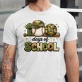 100 Days Of School Baseball Camo School Teacher Boy Unisex Jersey T-Shirt