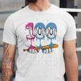 Baseball Player 100 Days Of School Sports Ice Cream Drip Premium Tri-Blend Unisex Jersey T-Shirt