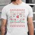Ho Ho Homerun Baseball Ugly Christmas Sweater Party Hitter Unisex Jersey T-Shirt Ho Ho Homerun Baseball Ugly Christmas Sweater Party Hitter Unisex Jersey T-Shirt