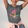 4th Birthday Baseball Bat Ice-Cream Drip 4yrs Old Boys Girls Unisex Jersey T-Shirt 4th Birthday Baseball Bat Ice-Cream Drip 4yrs Old Boys Girls Unisex Jersey T-Shirt