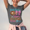 Baseball Or Bows Great Grandma Loves You Gender Reveal Unisex Jersey T-Shirt