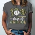 100 Days Of School Baseball Camo Art For Boys Kids Students Unisex Jersey T-Shirt 100 Days Of School Baseball Camo Art For Boys Kids Students Unisex Jersey T-Shirt