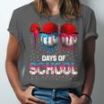 100 Days Of School Dripping Baseball 100th Day Teacher Boy Unisex Jersey T-Shirt