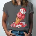 Baseball Ice Cream Drip Youth Strawberry Baseball Red Unisex Jersey T-Shirt Baseball Ice Cream Drip Youth Strawberry Baseball Red Unisex Jersey T-Shirt