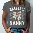 Baseball Nanny Baseball Coquette Bow Unisex Jersey T-Shirt
