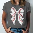 Cute Baseball Coquette Bow For Women Girls Baseball Mama Mom Unisex Jersey T-Shirt Cute Baseball Coquette Bow For Women Girls Baseball Mama Mom Unisex Jersey T-Shirt